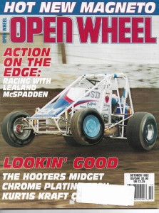 OPEN WHEEL 1992 OCT - LEALAND MCSPADDEN, HOOTERS MIDGET, CHROME PLATING
